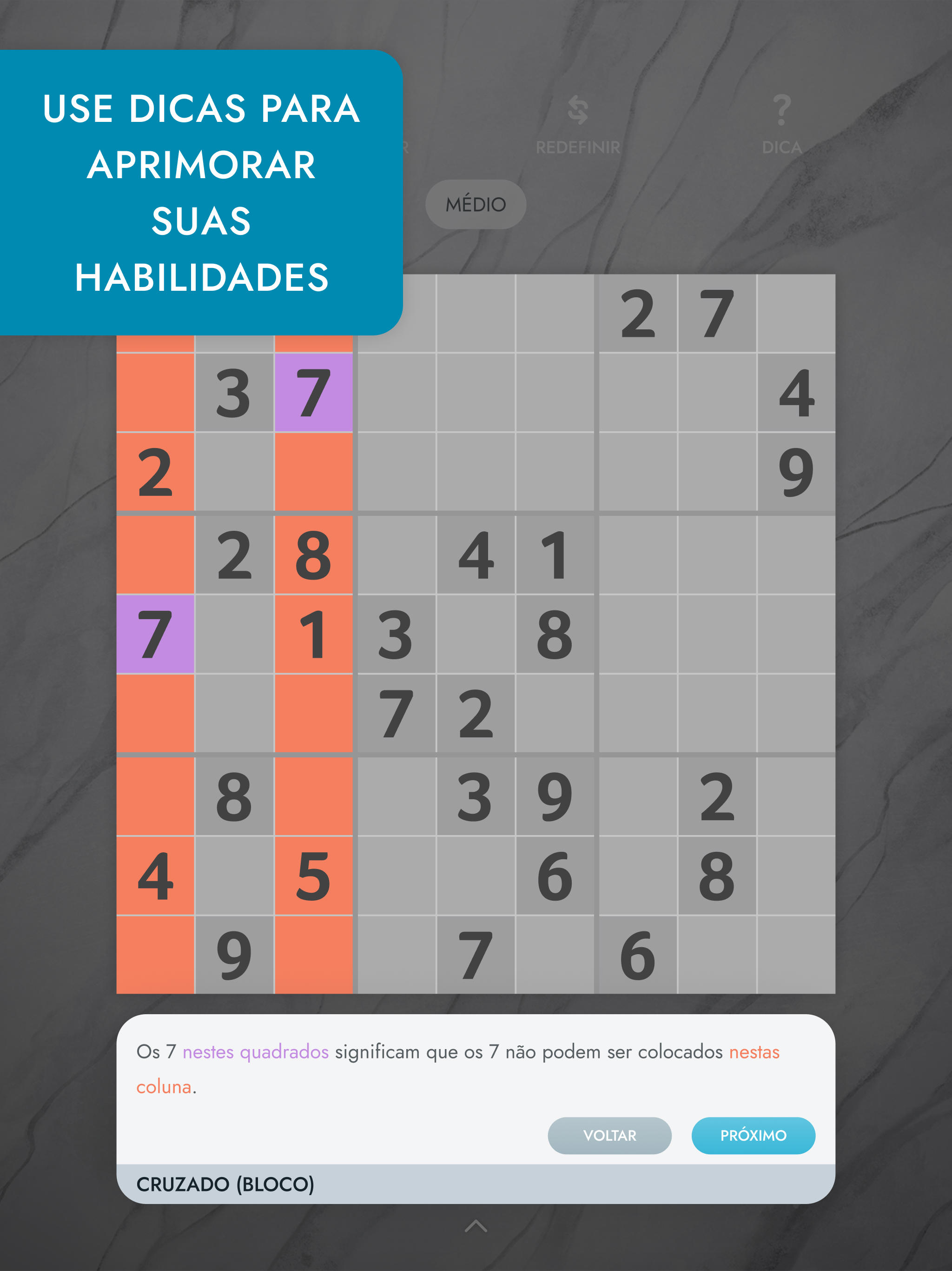 Captura de Tela do Jogo Sudoku