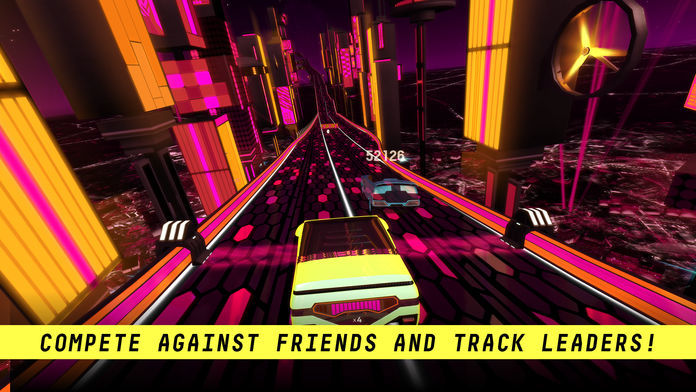 Screenshot of Riff Racer: Race Your Music