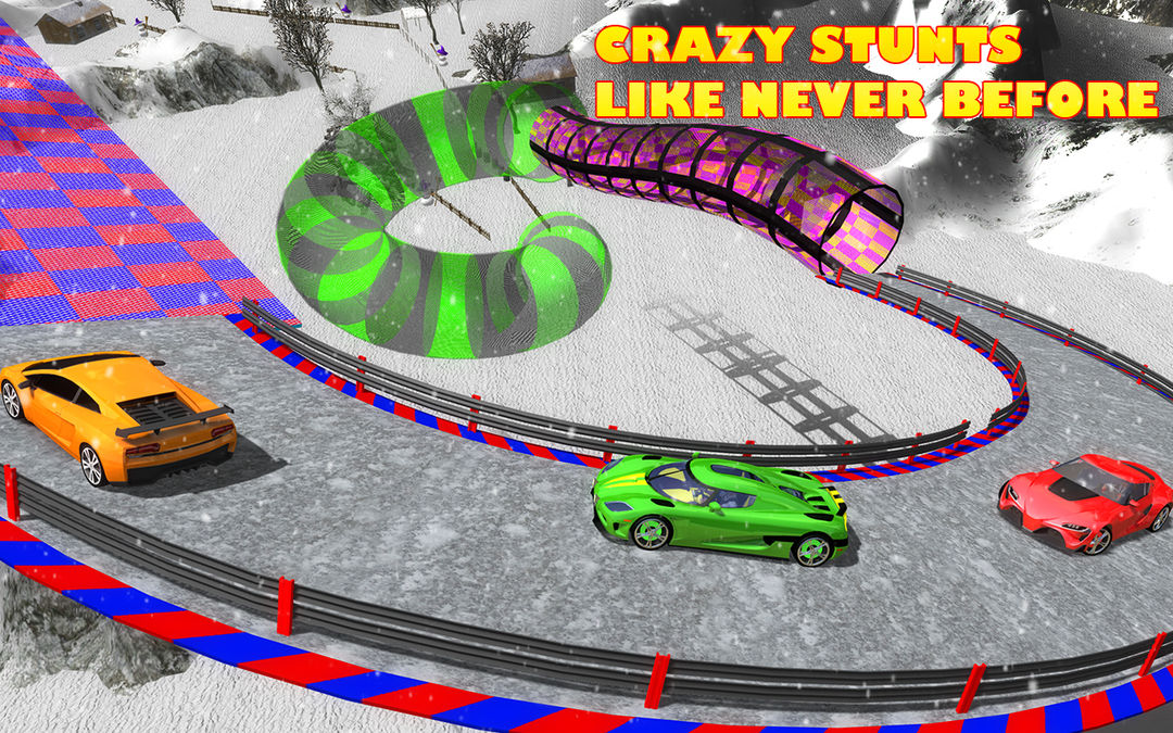 극단적 인 스턴트 자동차 경주 GT 게임 스크린 샷