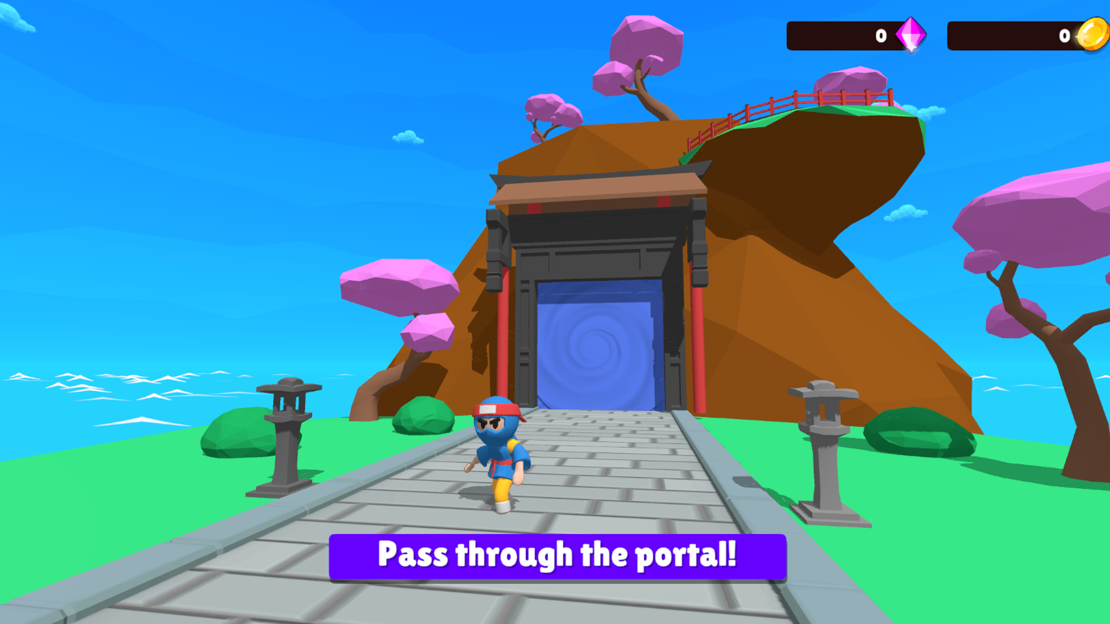 Ninja World Adventure Game Screenshot