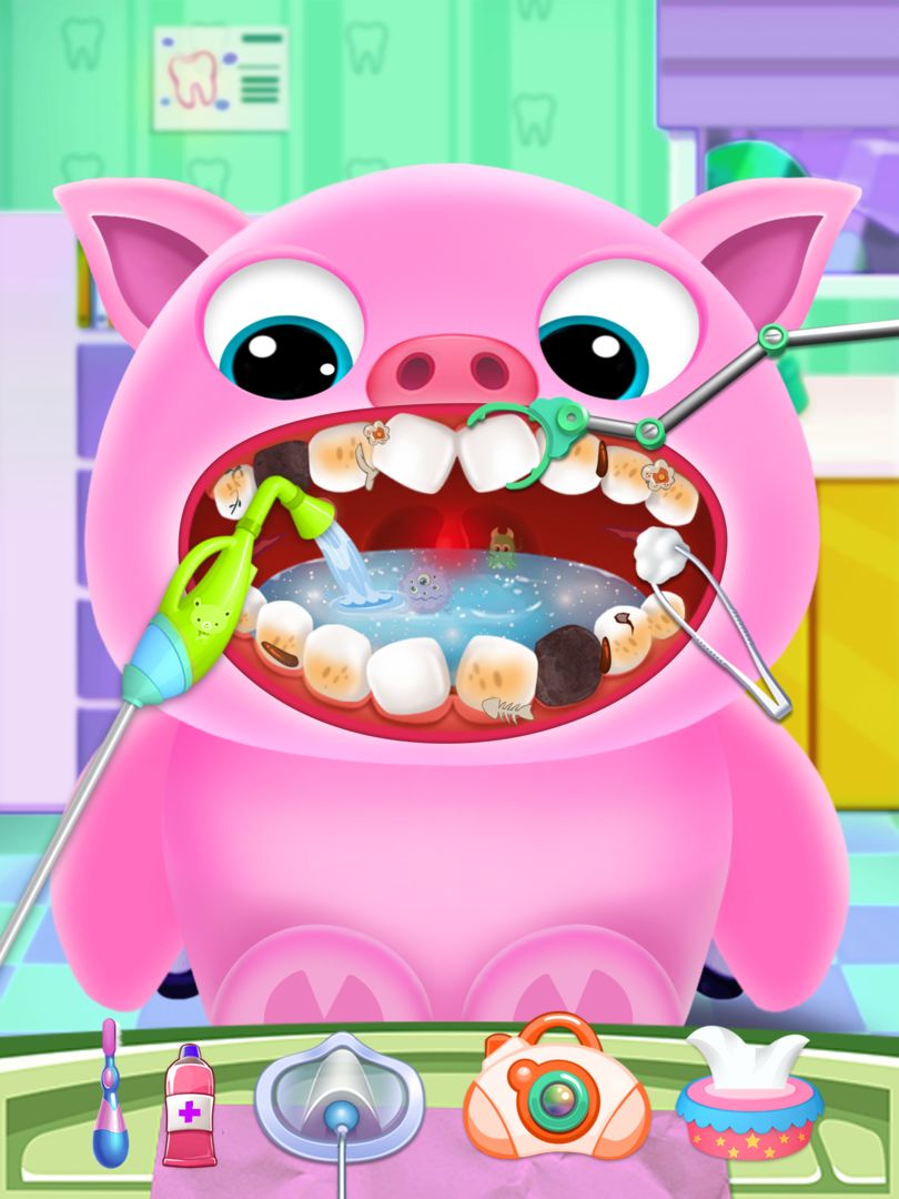 애완 동물 치과 의사 관리 : 치과 게임 게임 스크린 샷