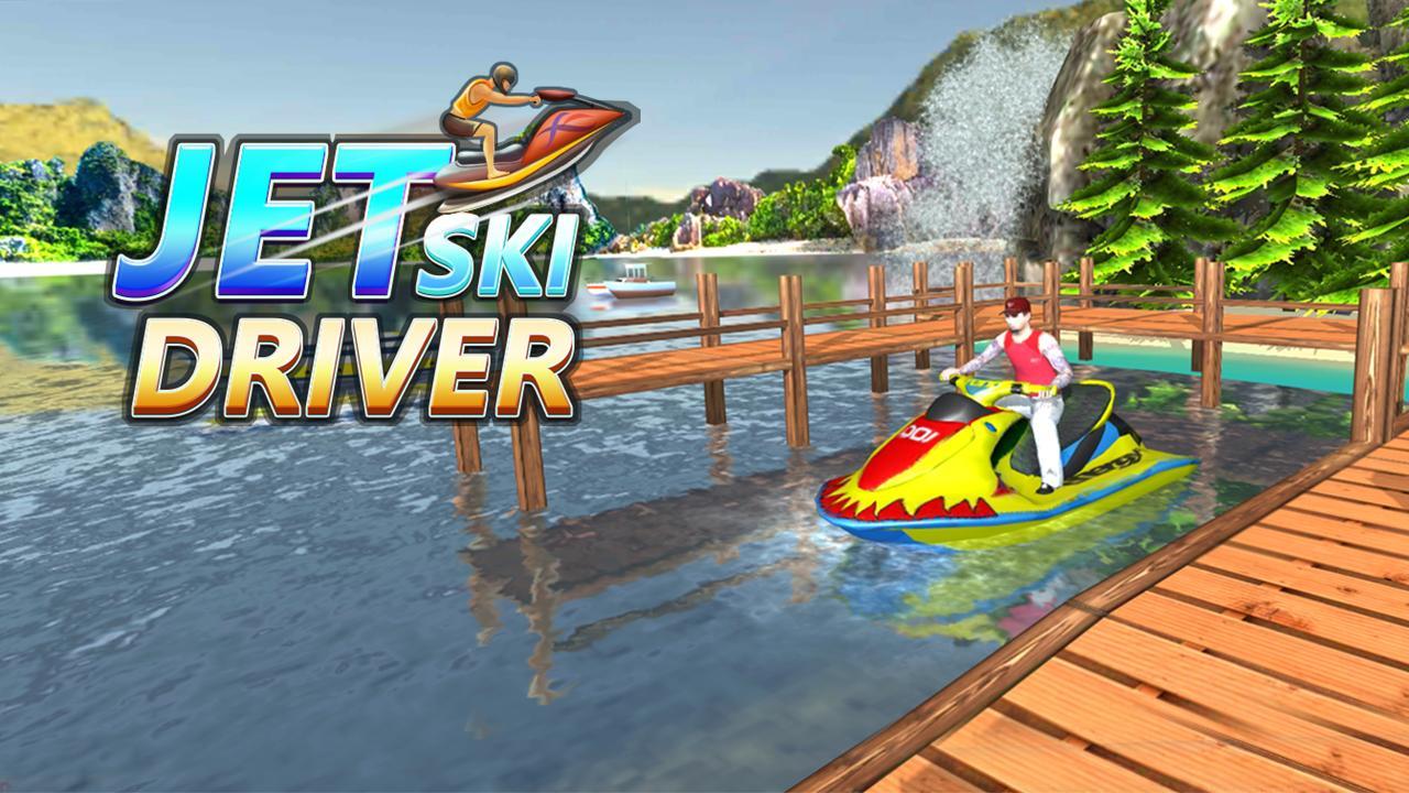 Captura de Tela do Jogo Motorista Jet Ski