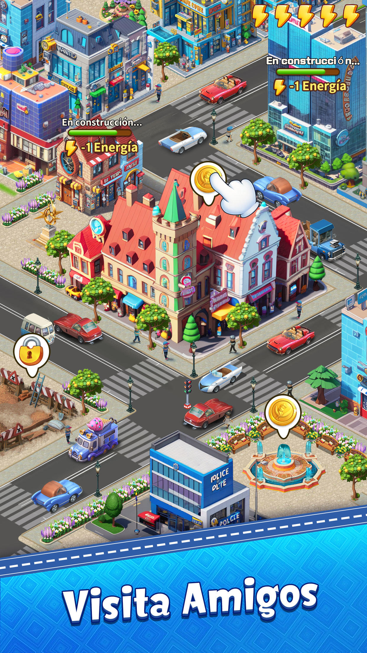Captura de Pantalla del Juego City Mansion: Build Merge Game
