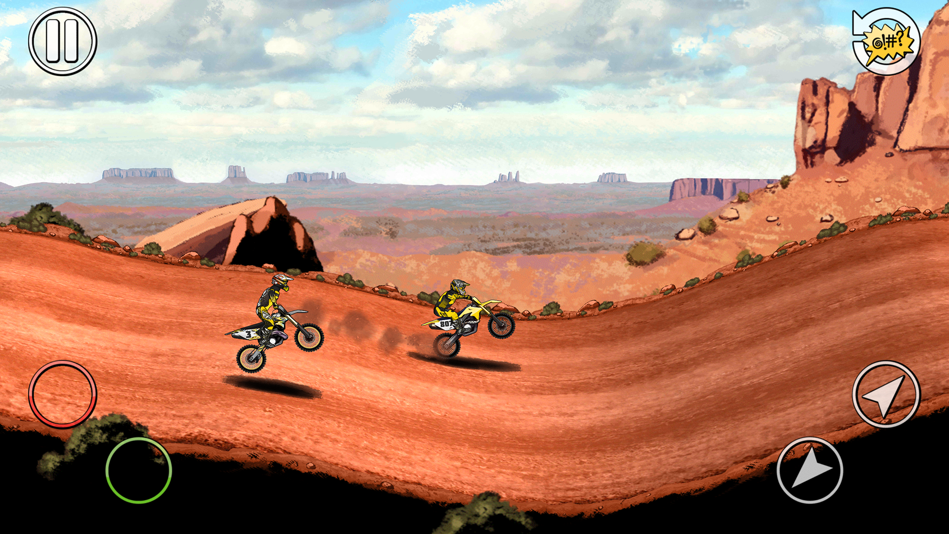 Скриншот игры Mad Skills Motocross 2