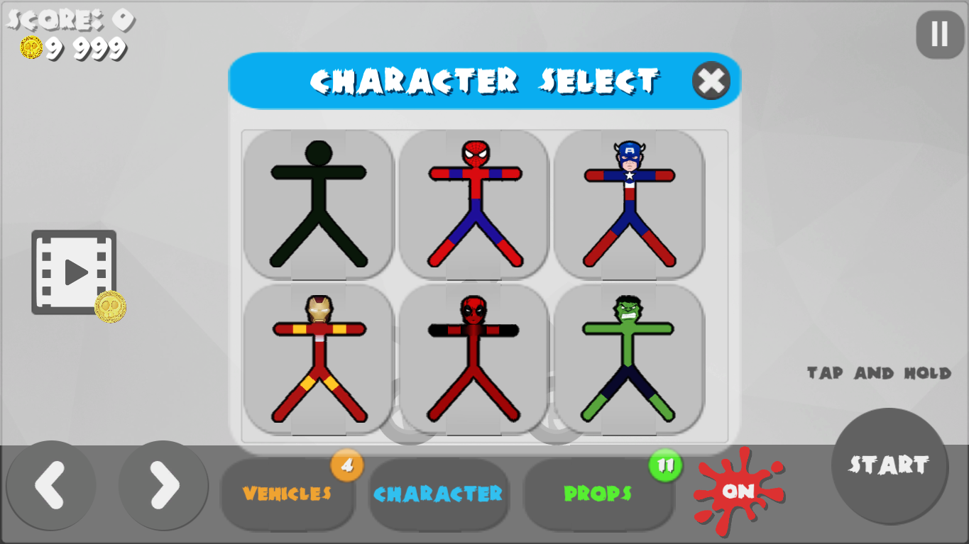 Stick Destruction 3 Heroes Game Screenshot