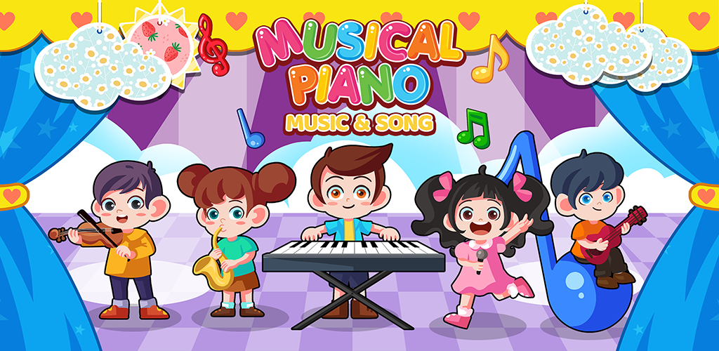 Banner of Музыкальное фортепиано для детей - Музыкальные и песенные инструменты 1.0.6