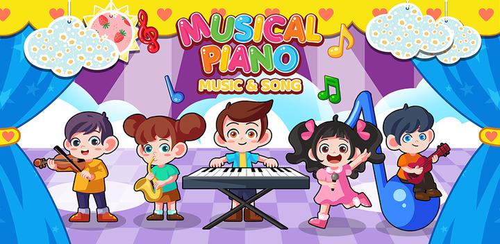 Banner of Musical Piano Kids - Music and Songs Instruments 1.0.6