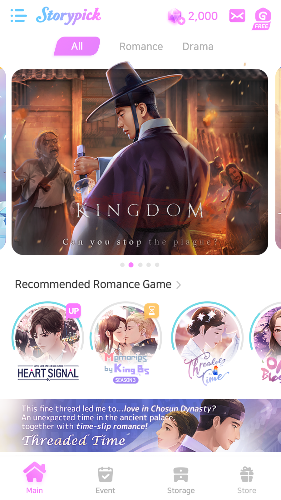 Captura de Tela do Jogo Storypick