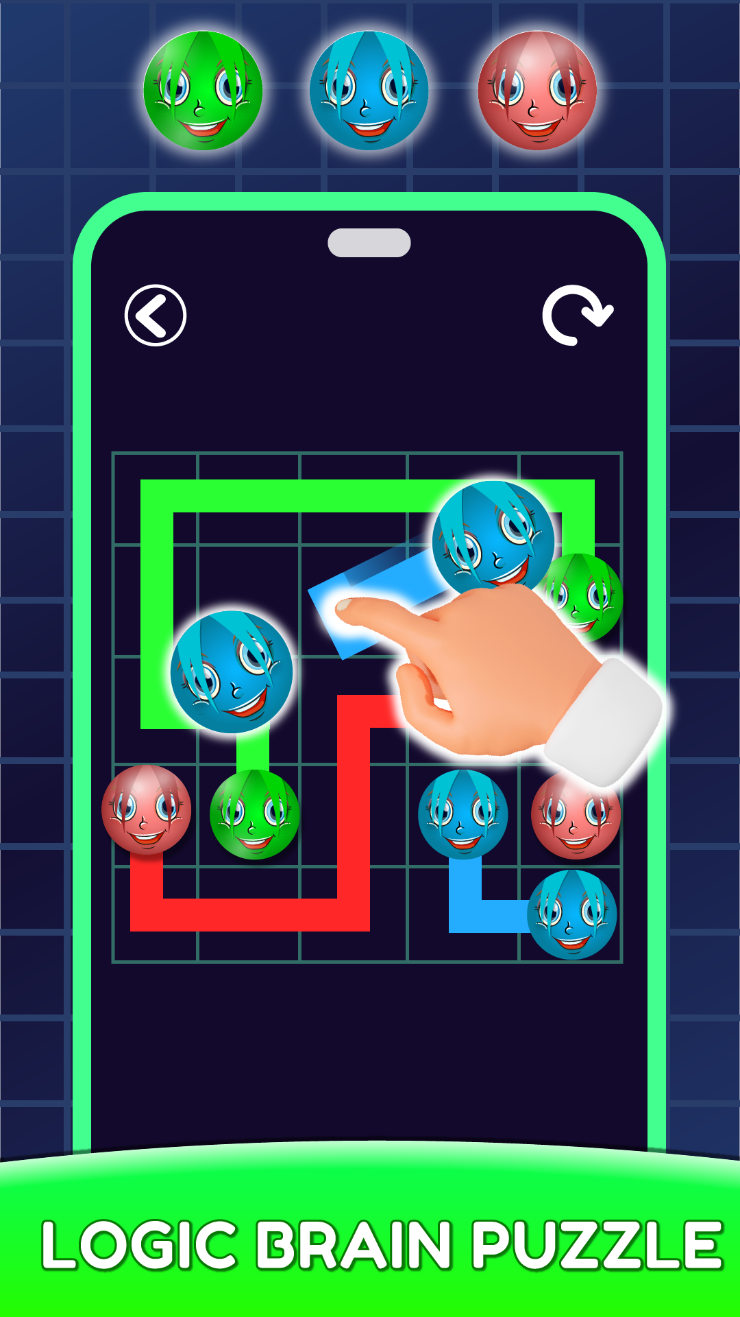 Draw Line Puzzle Connect Dots ゲームのスクリーンショット