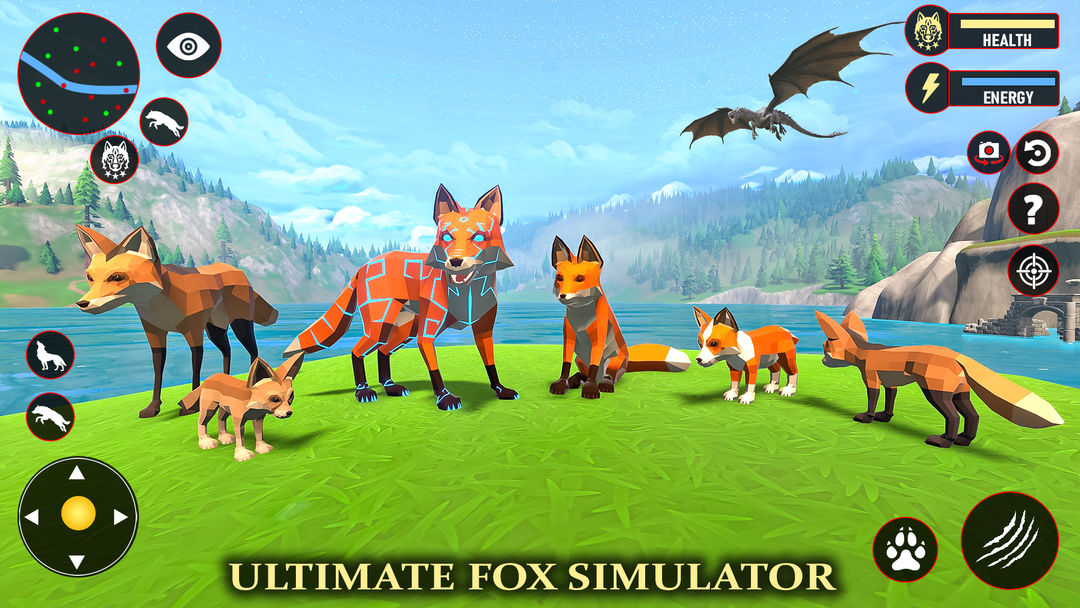 Fox Simulator Fantasy Jungle ภาพหน้าจอเกม