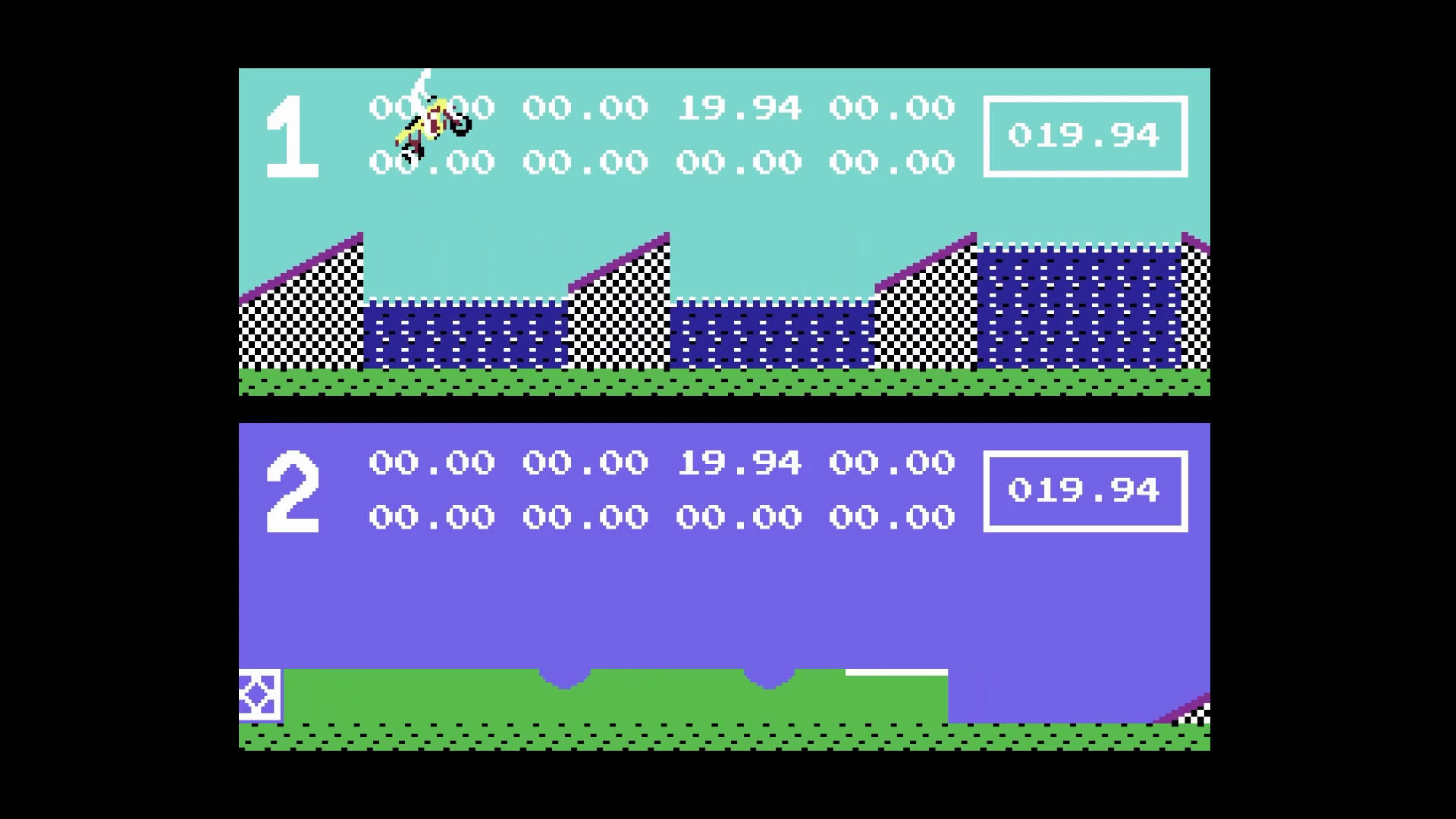 Kikstart: Off-Road Simulator (C64/C128) Game Screenshot
