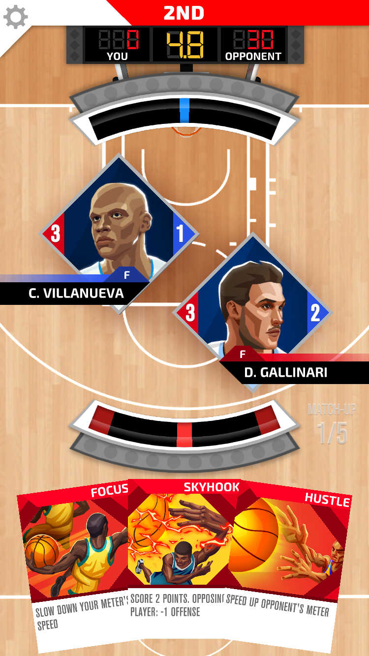 Cuplikan Layar Game NBA Breakaway