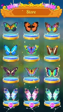 Solitaire Butterfly Game Screenshot