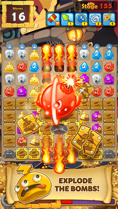 Monster Busters:Match 3 Puzzle Game Screenshot