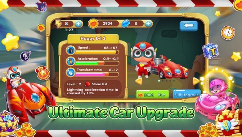 Screenshot of Super Car Transform Racing - Epic Racing Game