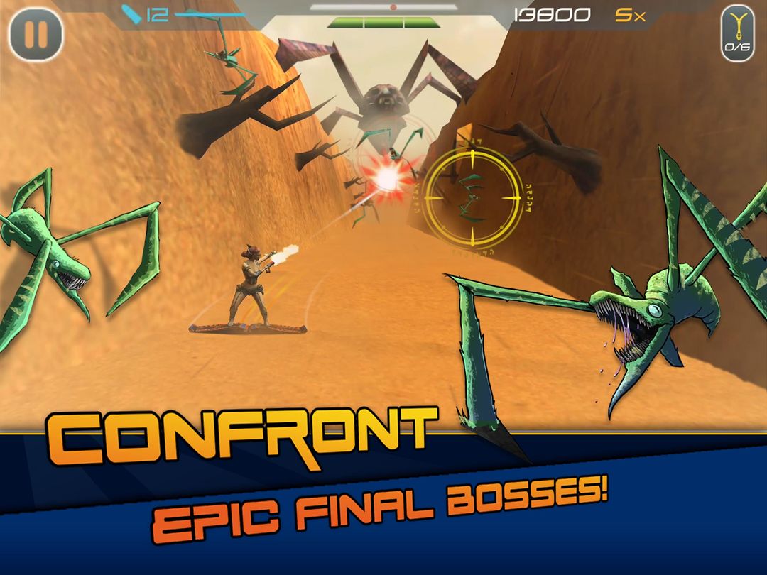 Screenshot of Dissident:  Hoverboard Dash Shooter
