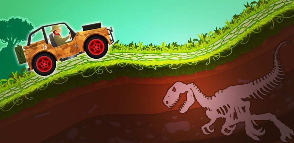 Banner of Diversão Kid Racing Dinosaurs World 3.61