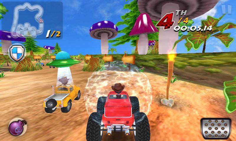크레이지 레이싱 카트라이더 - Kart Racer 3D 게임 스크린 샷