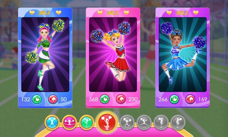High School Cheerleader Love ゲームのスクリーンショット