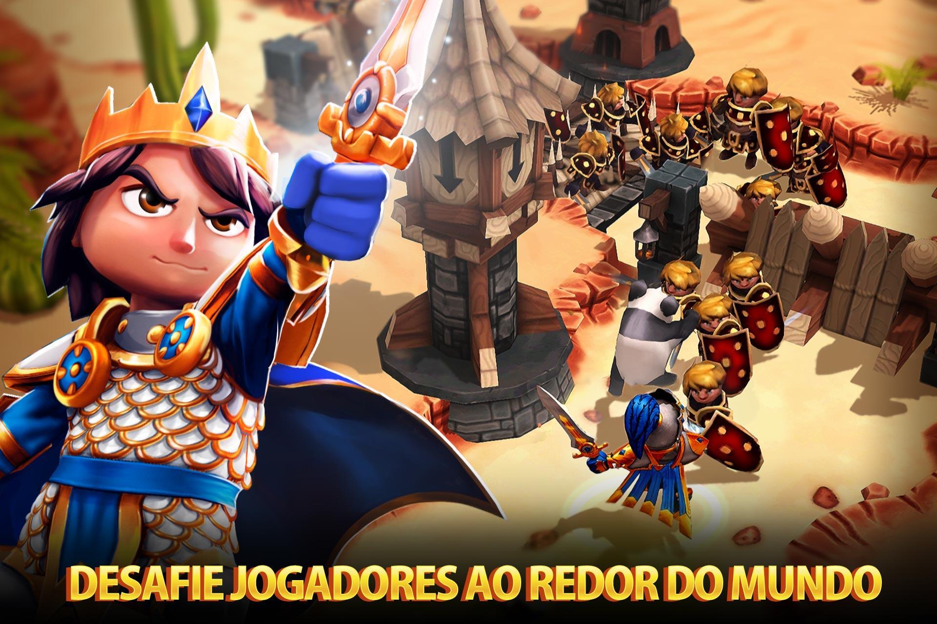Captura de Tela do Jogo Royal Revolt 2: Tower Defense