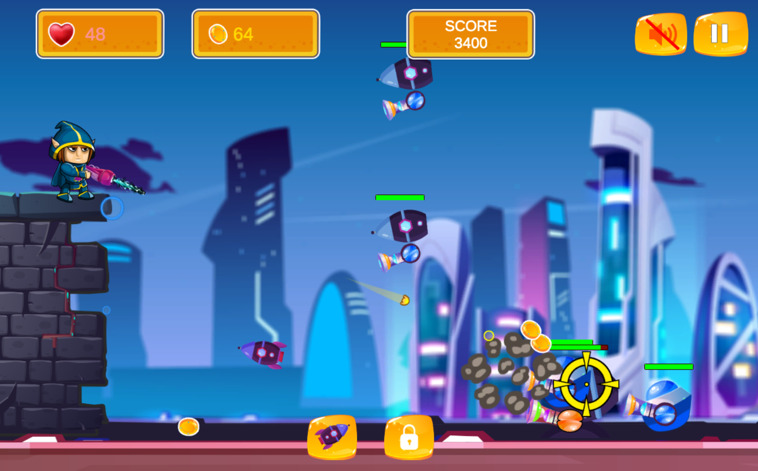 Cosmic Conflict Game Screenshot