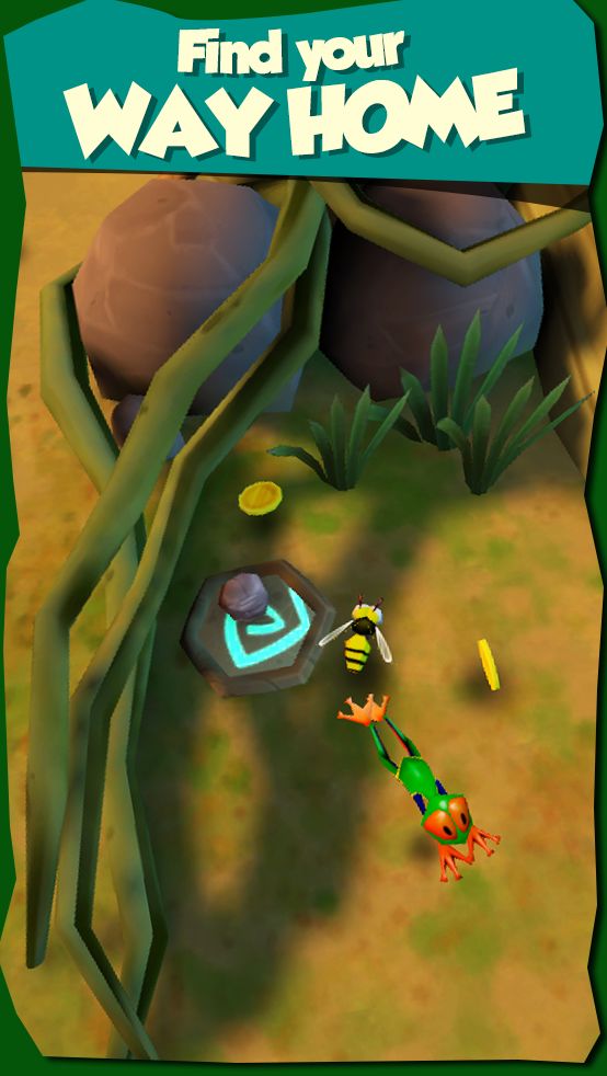 Frogged King's Way Back Home screenshot game