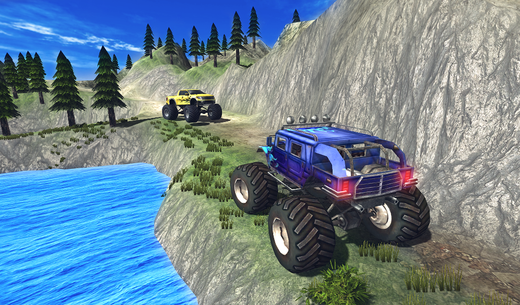 Monster Truck Driver 3D Game Screenshot