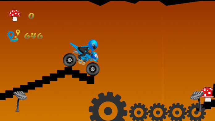 Screenshot of Stumbling Ride - Biker Racing Game
