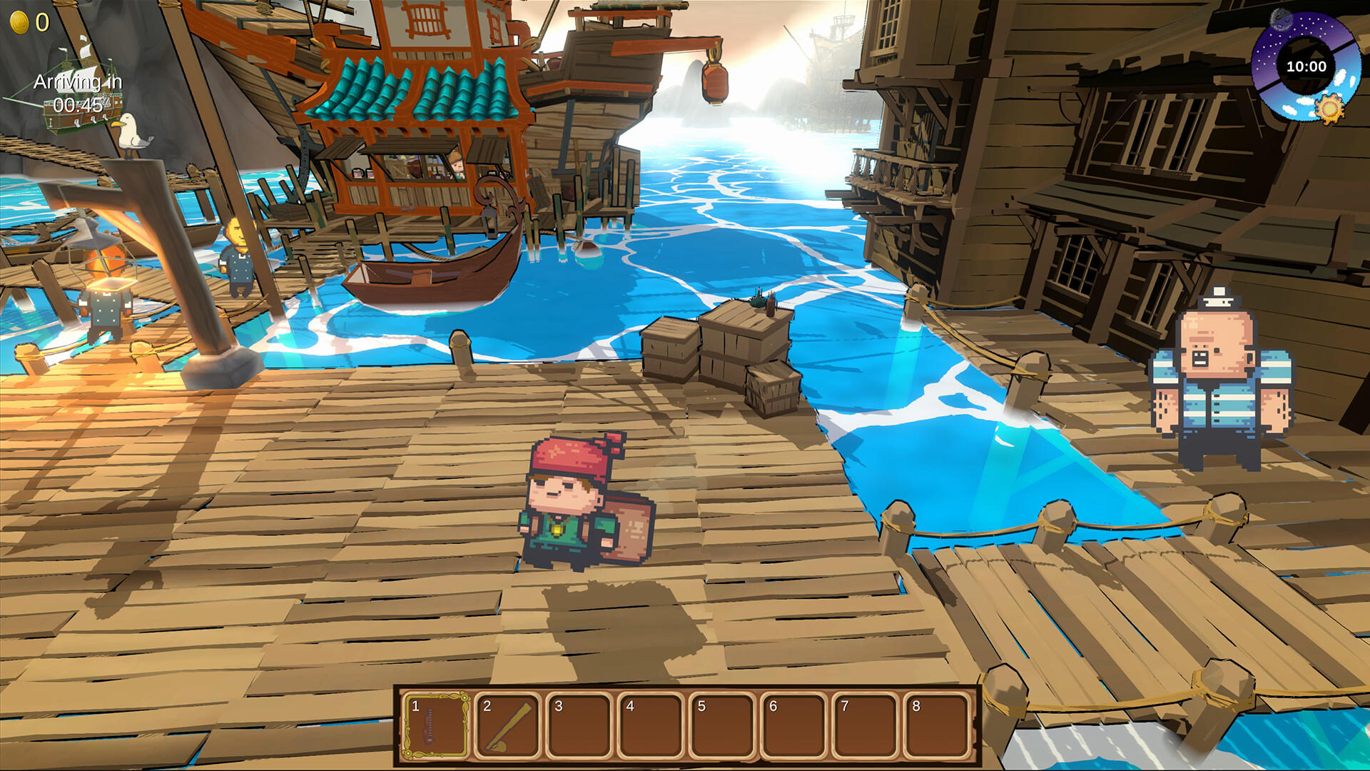Dock King Game Screenshot