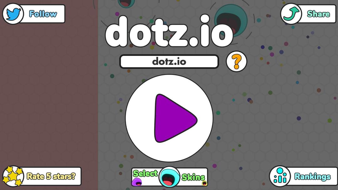 Dotz.io Dots Battle Arena 게임 스크린 샷