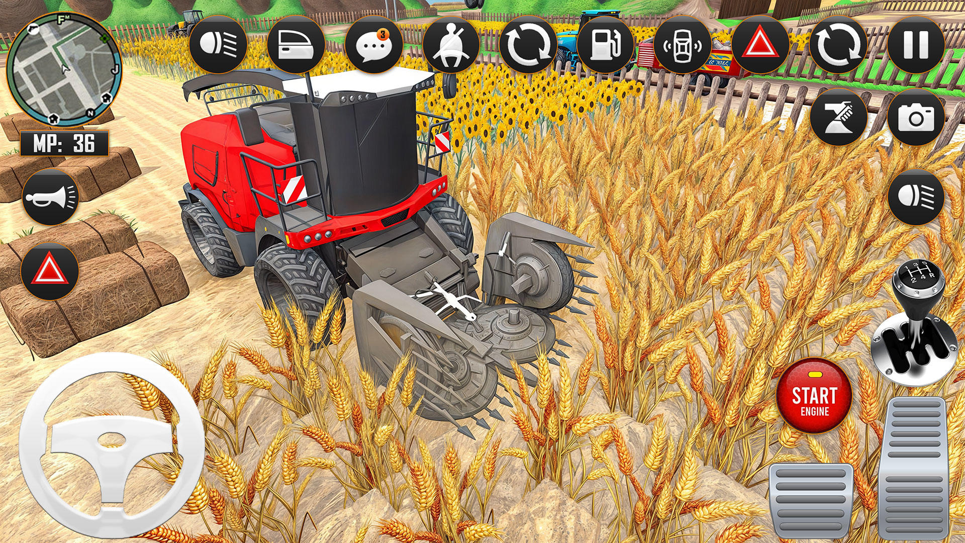 Cuplikan Layar Game US Farming 3D Tractor 2023