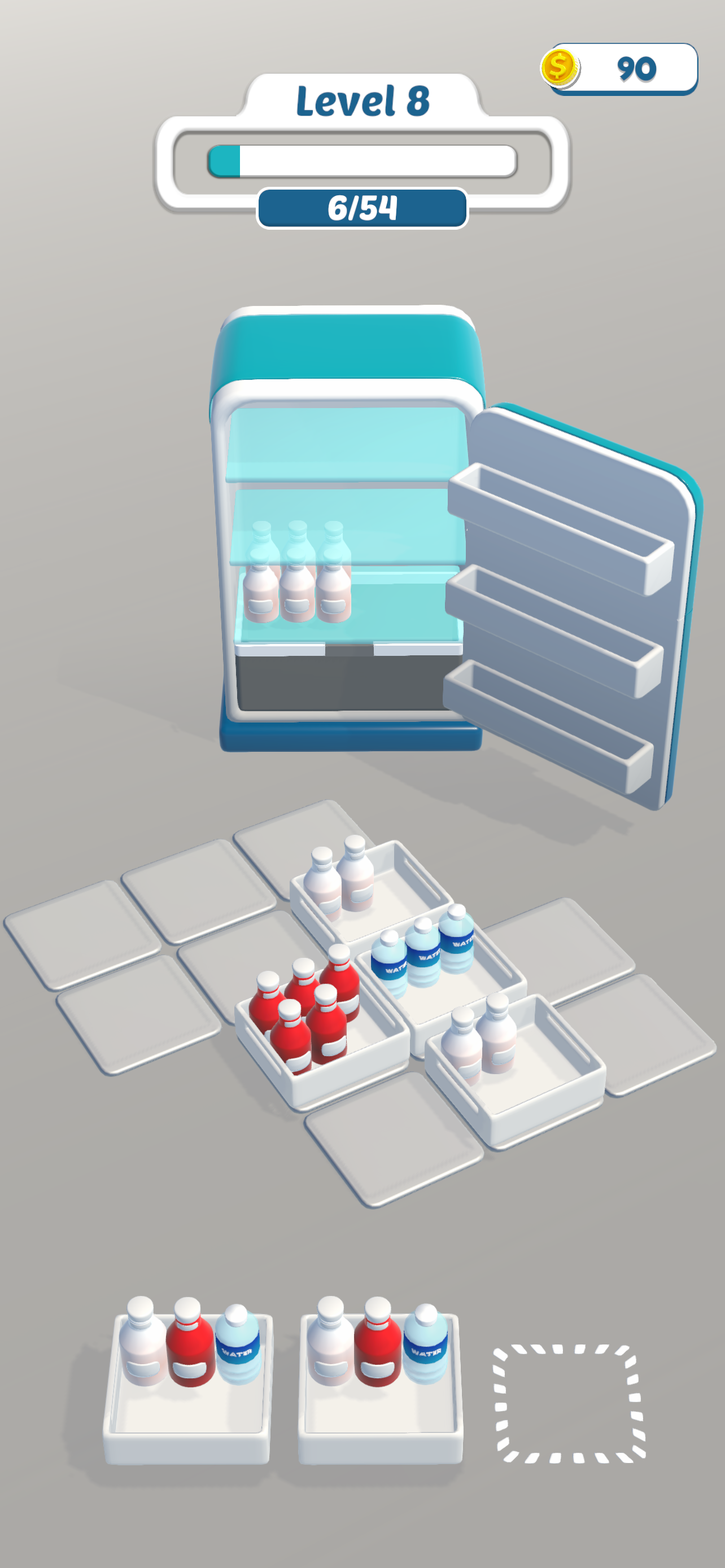 Fridge Sort Game Screenshot