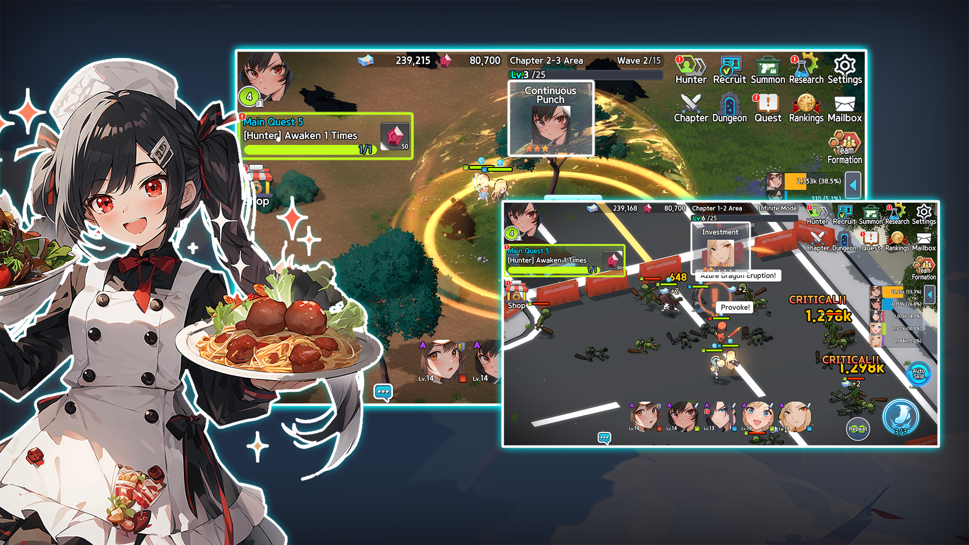 3D Idle RPG: Hunter Party Game Screenshot