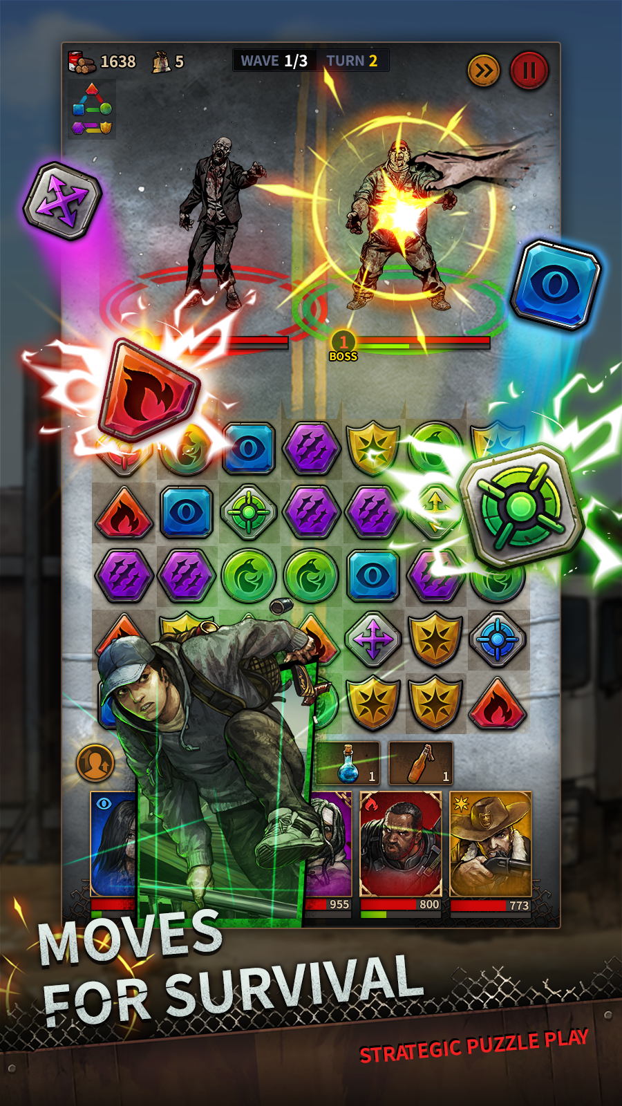 Screenshot 2 of The Walking Dead Match 3 Tales 