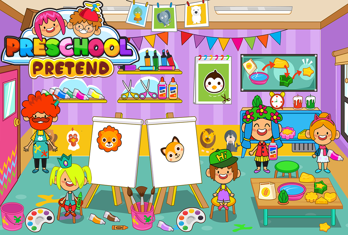 Screenshot 1 of Pretend Preschool - Kids School Learning Games 3.5