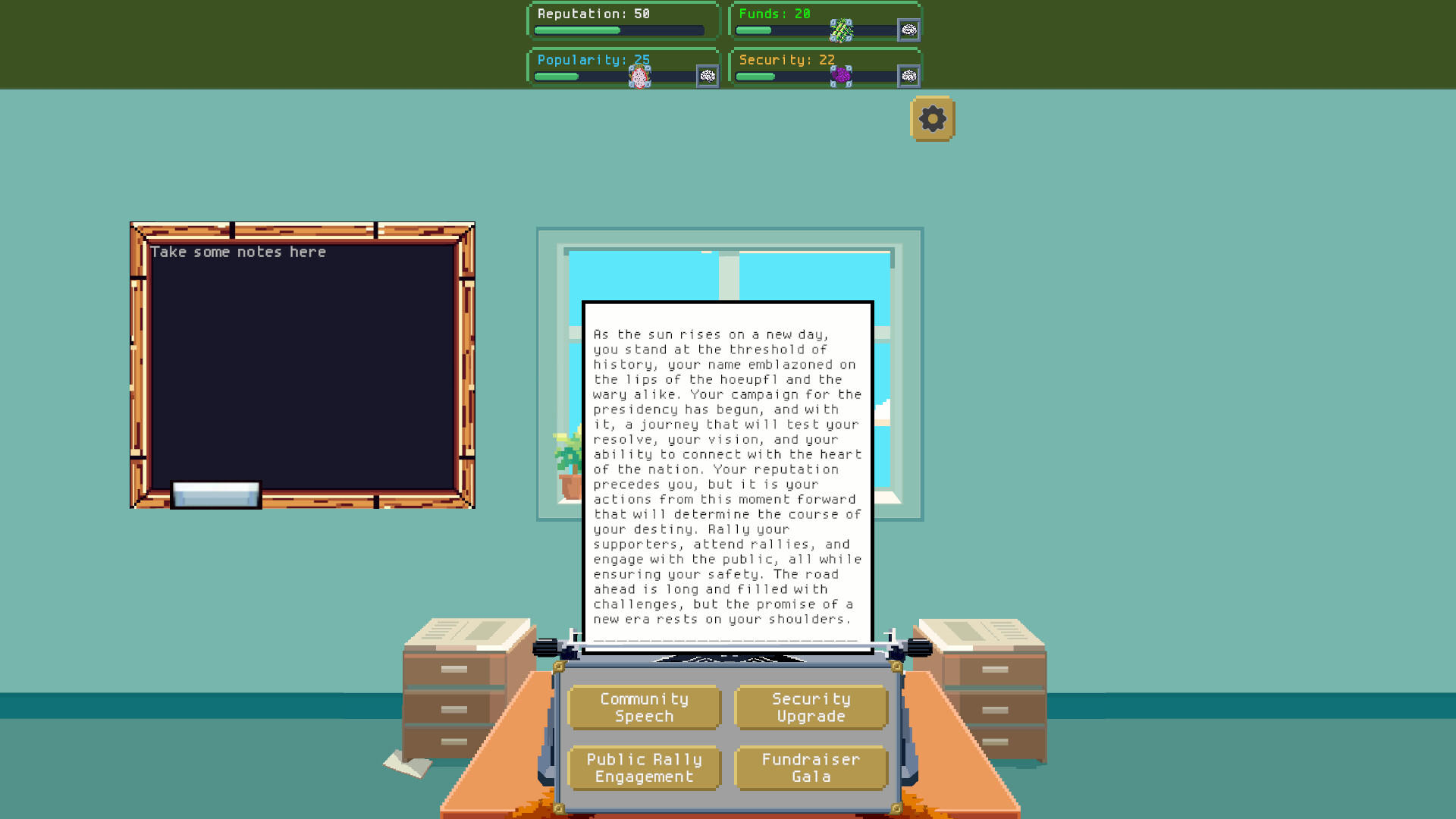 Monkeys & Typewriters! Game Screenshot