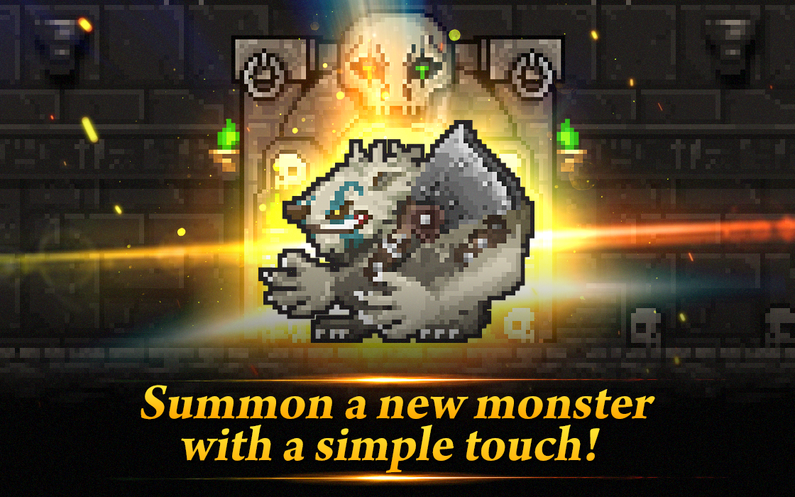 Monster gate - Summon by tap Game Screenshot