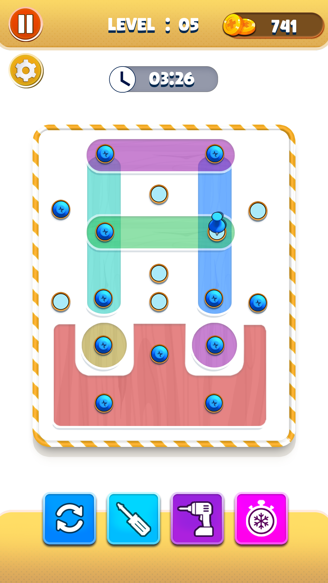 Unscrew Pin: Nuts & Bolts Jam Game Screenshot