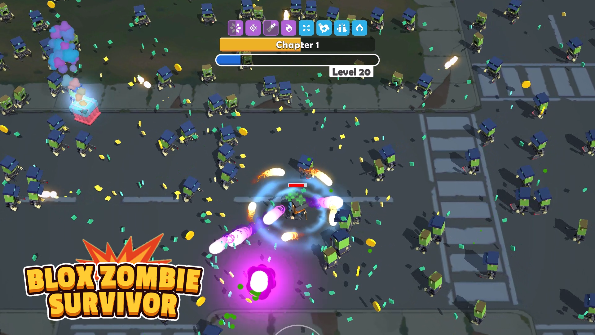 Blox Zombie Survivor 遊戲截圖