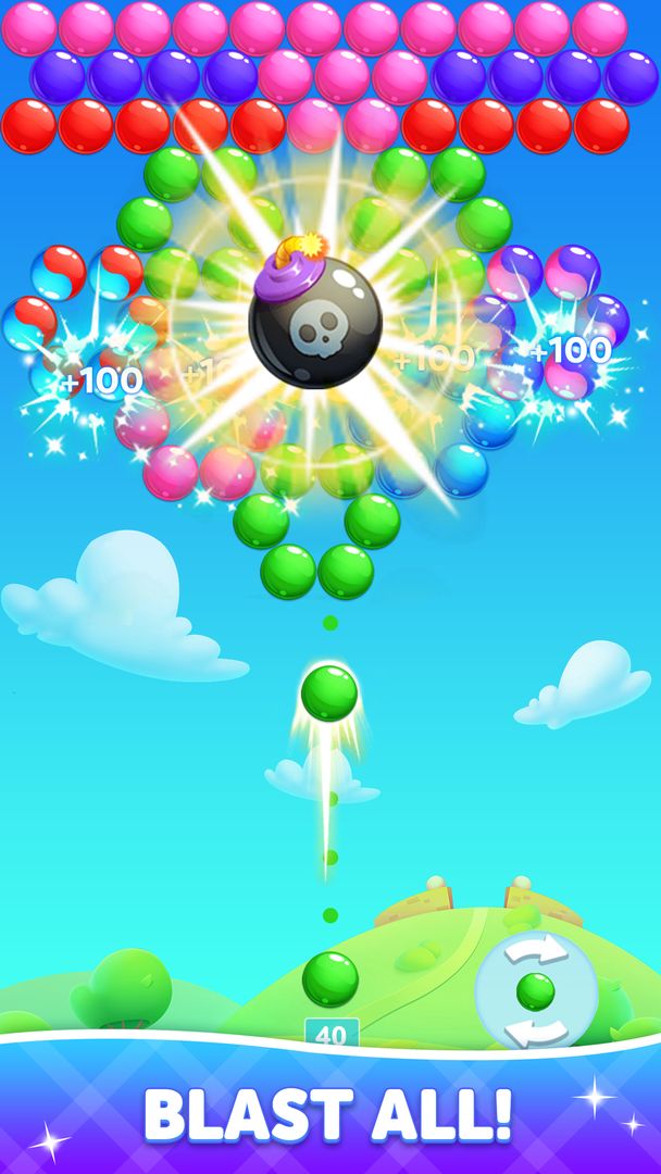 Screenshot of Bubble Pop: Lucky Bubble Shooter