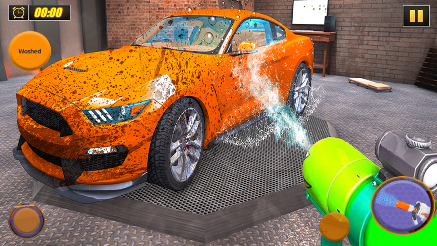 Screenshot 5 of Car Power Wash Car Games 3D 