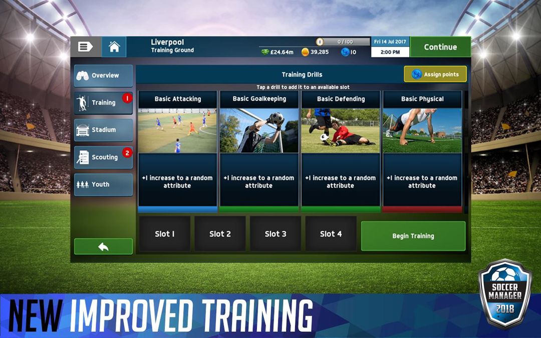 Soccer Manager 2018 screenshot game