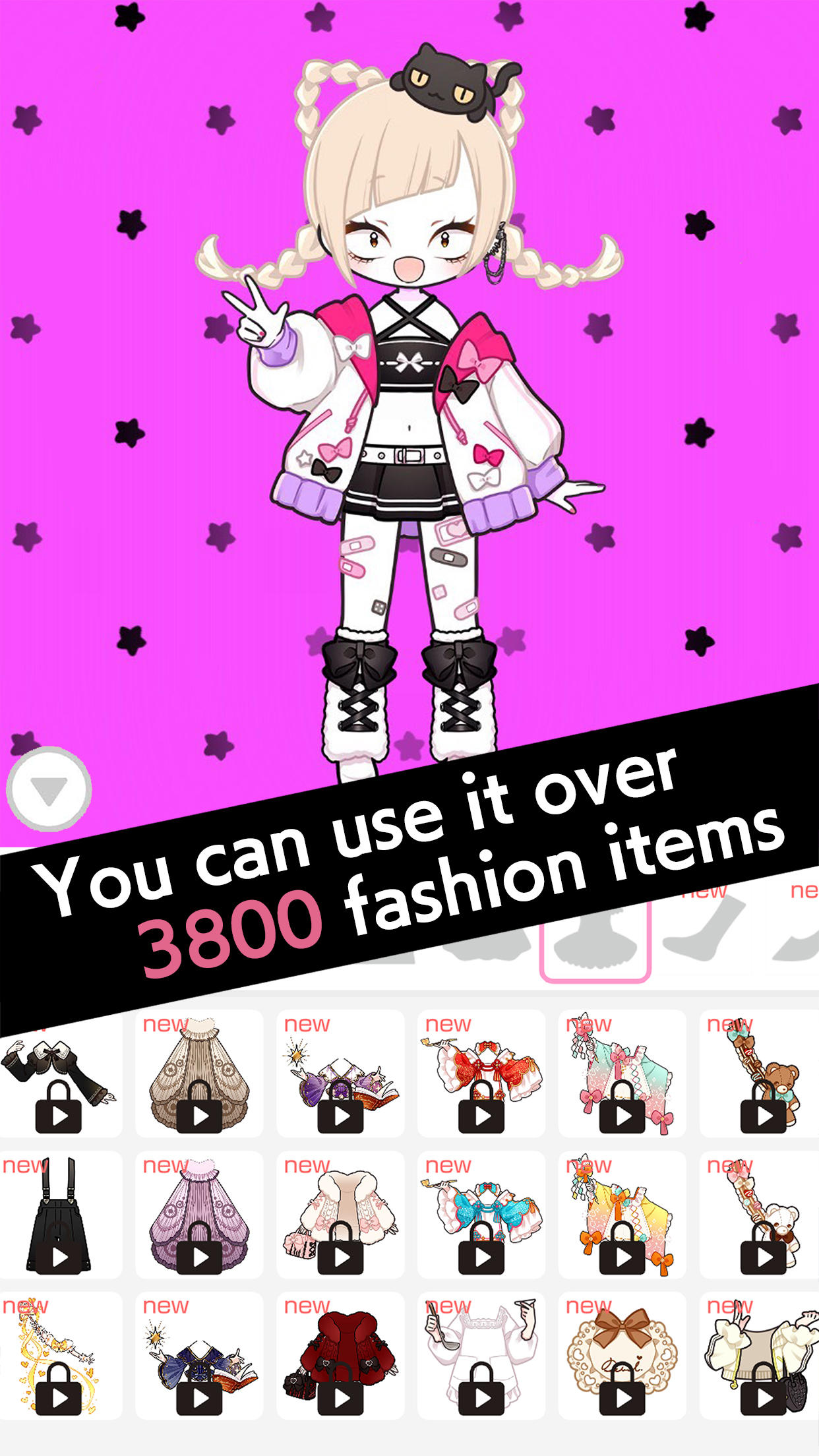 Black Lollipop: Avatar Maker Game Screenshot