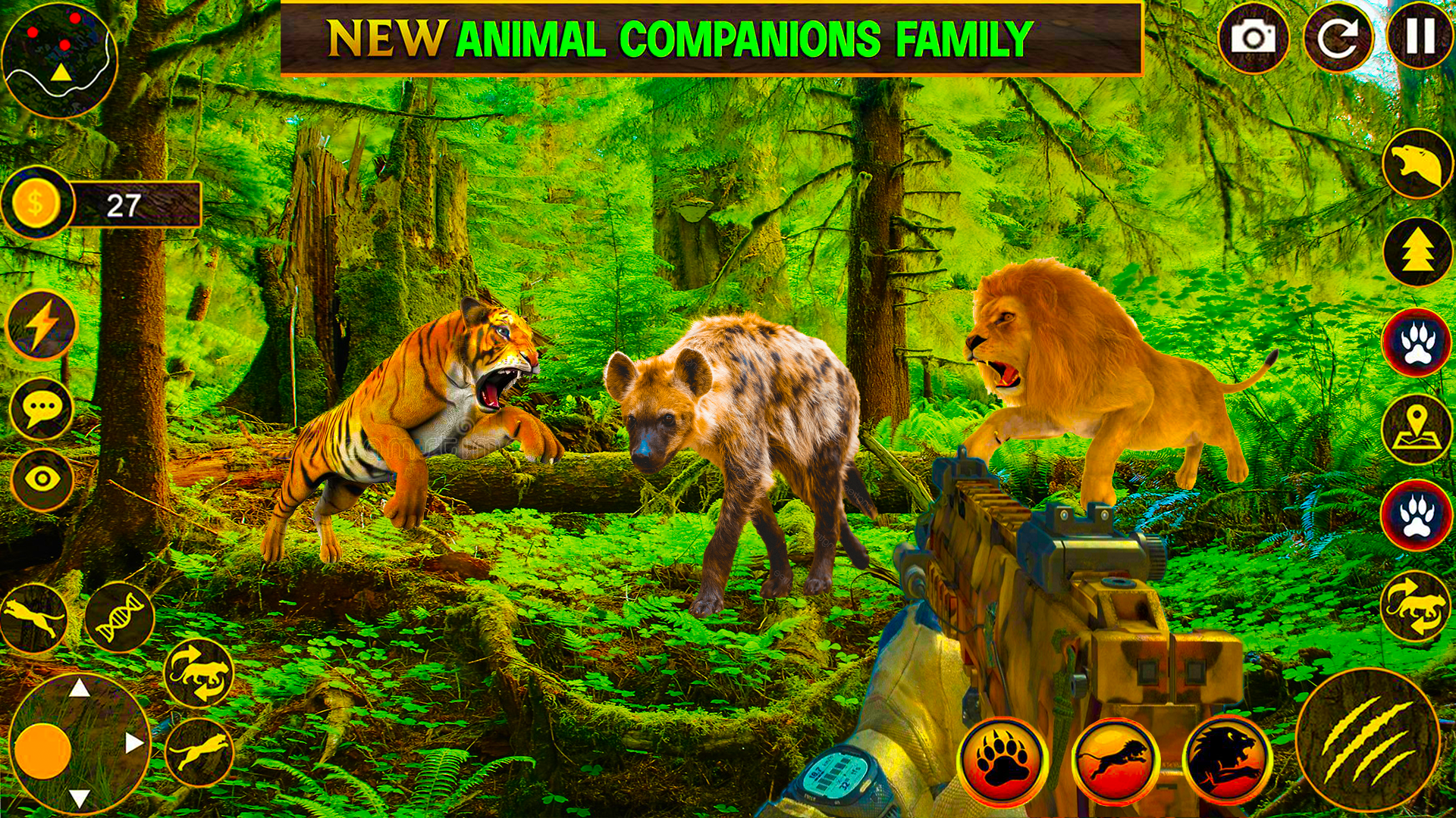 Tiger Animal Hunting Games FPS Game Screenshot