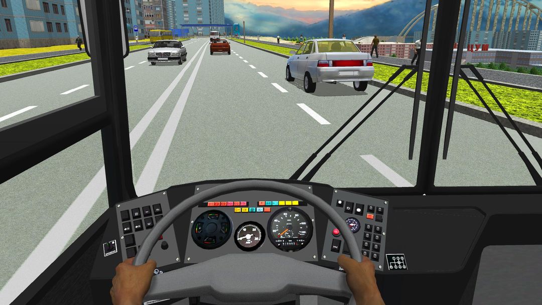Bus Simulator 3D ภาพหน้าจอเกม