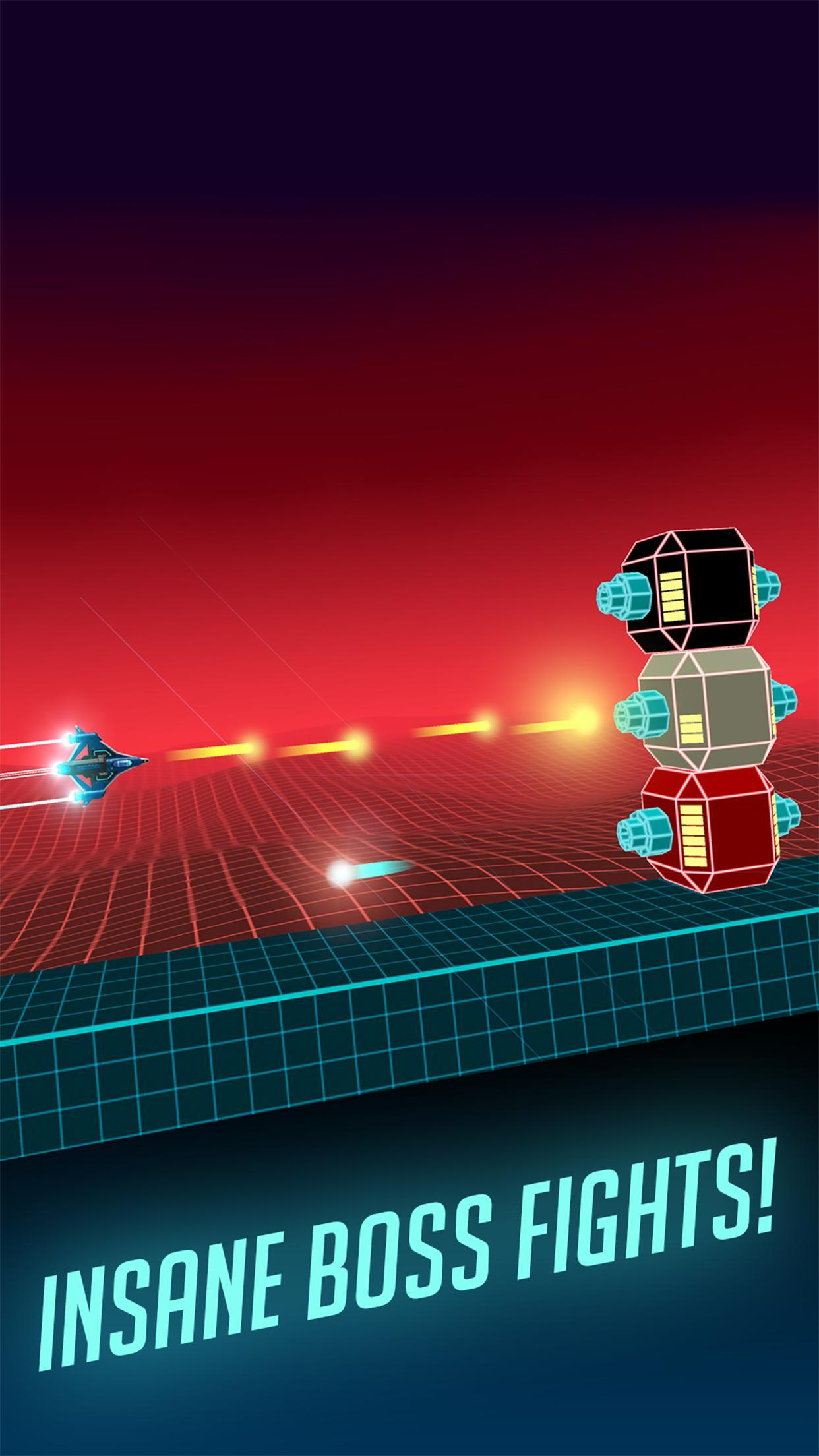 OutRush: Synthwave Action Game Screenshot