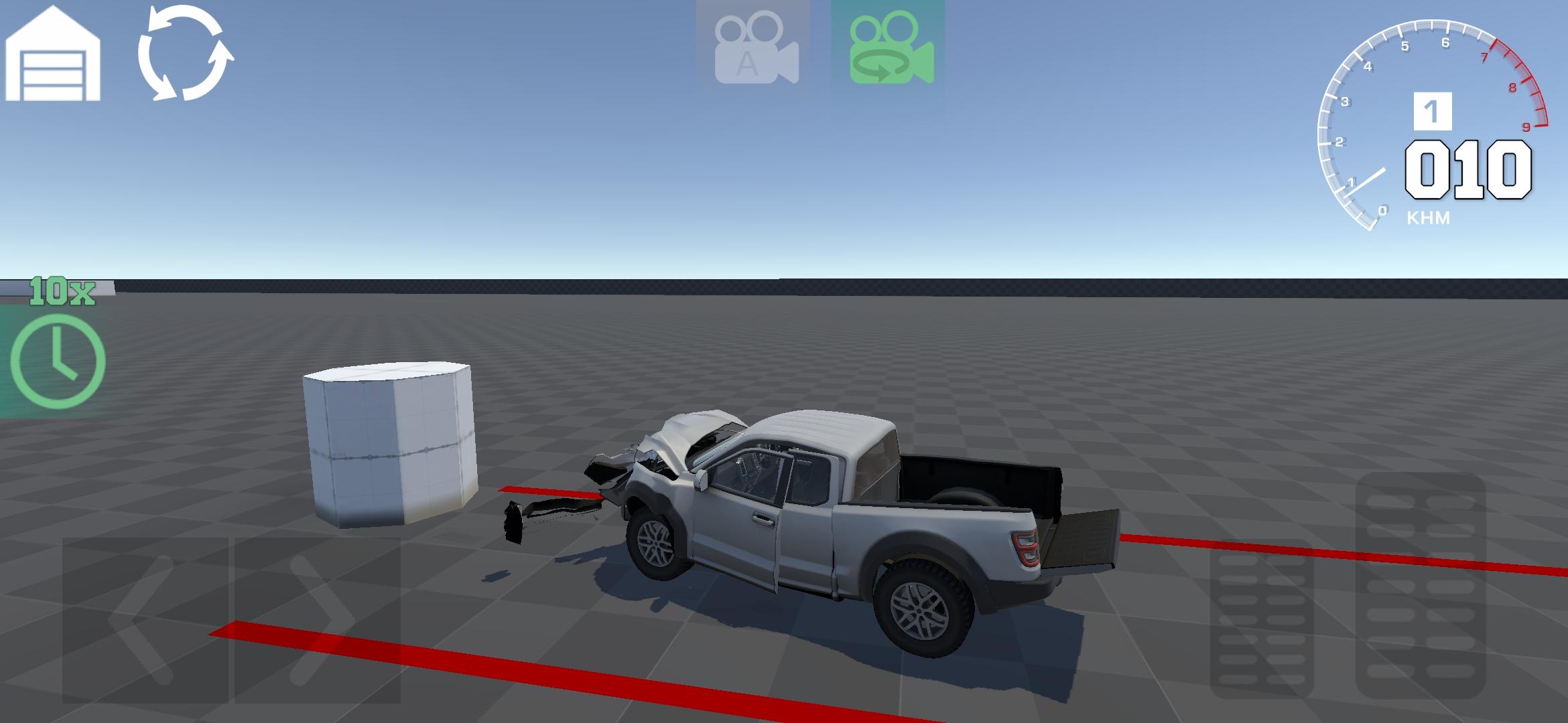 Captura de Tela do Jogo Car Crash Simulator FlexicX