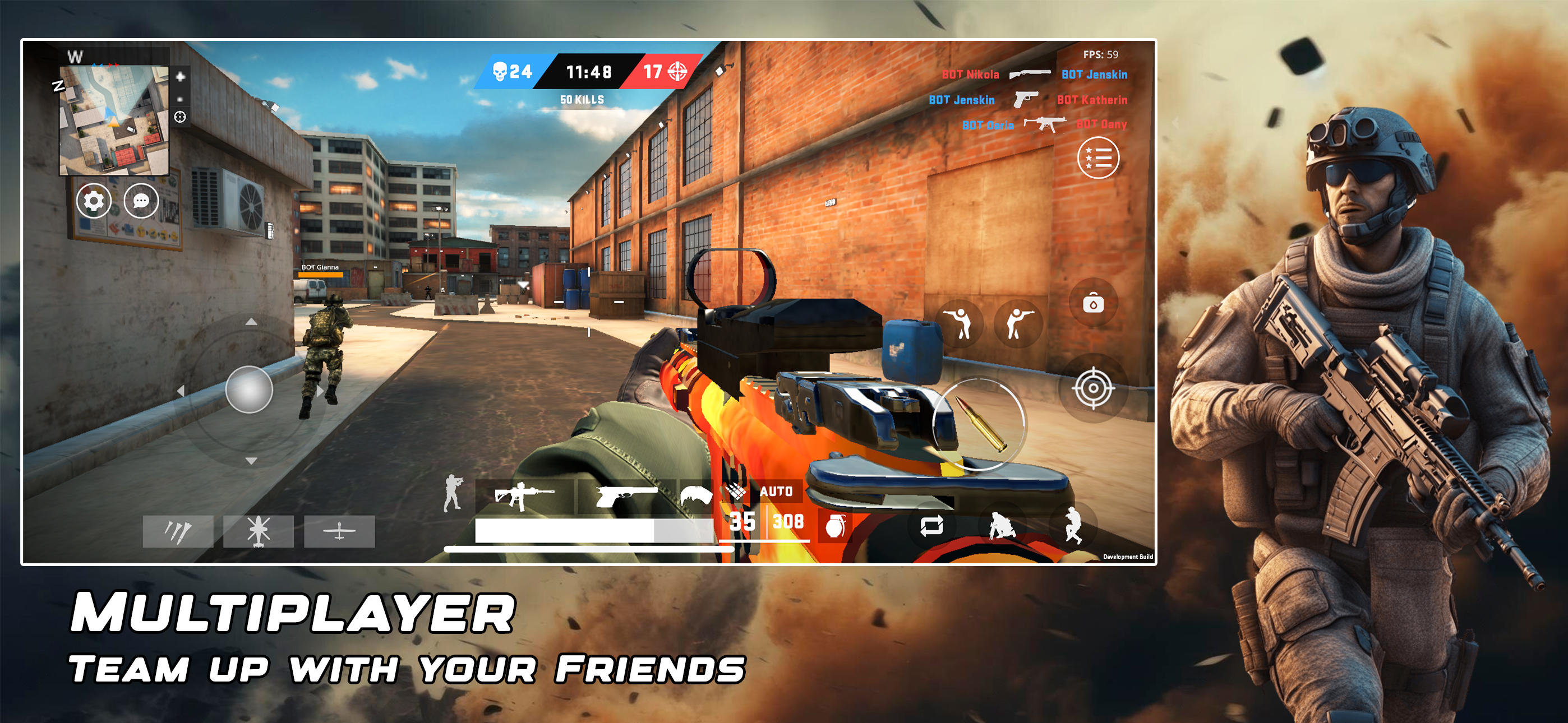 Jangawar: Multiplayer FPS ภาพหน้าจอเกม