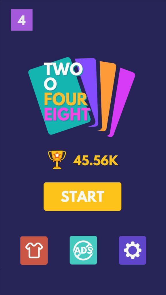 2048 Poker Solitaire! Game Screenshot