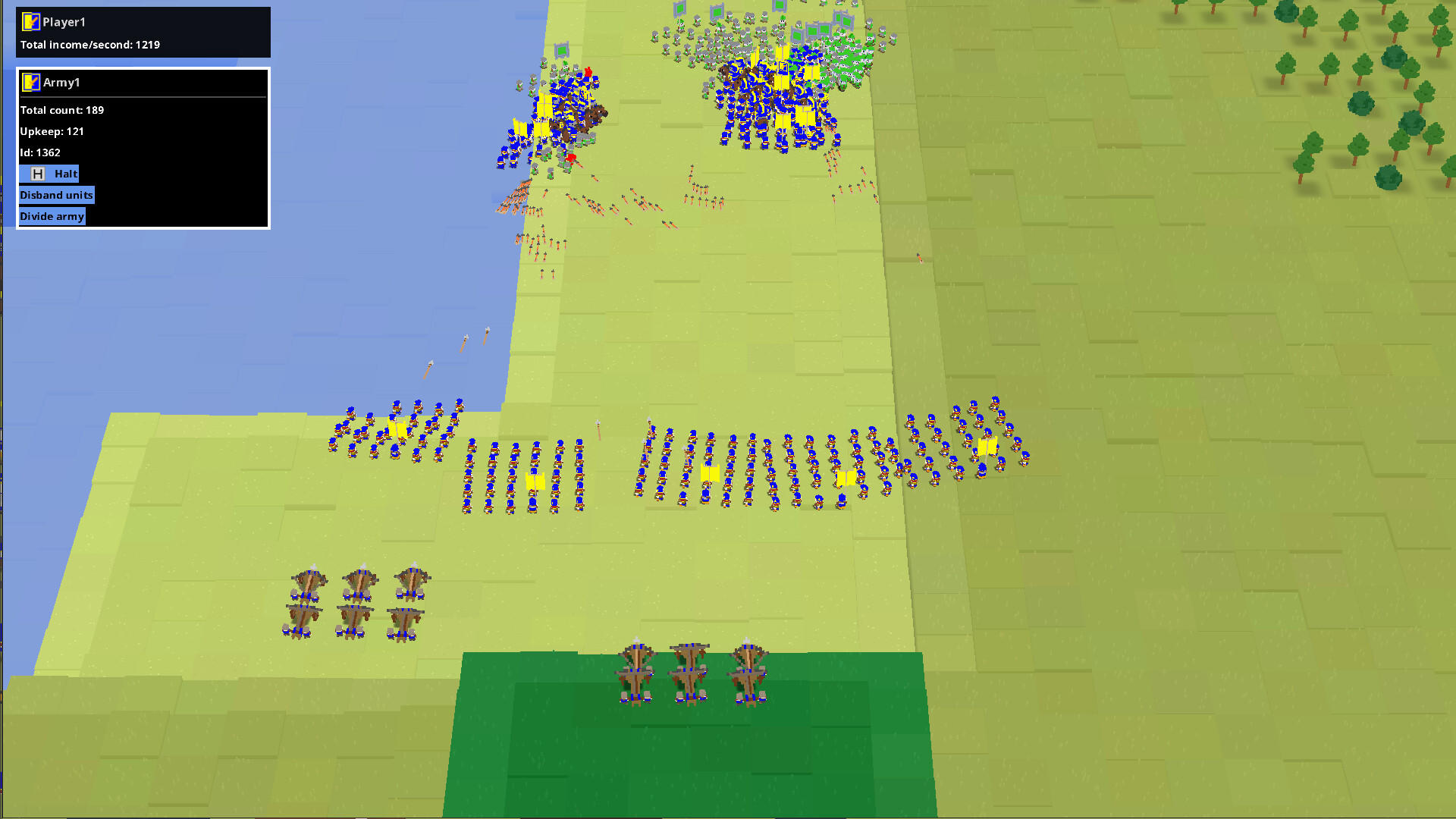 Screenshot of DSS war party